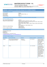 Mastercontact PX300 11L - SDS